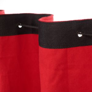 1 Stück Samt-Vorhang, Theaterrvorhang 3 m breit x  3,0 m hoch (rot)