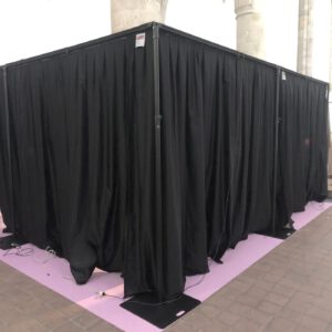 Pipe & Drape, BACKDROP.de, Pop-up-Vorhang-System, Wentex