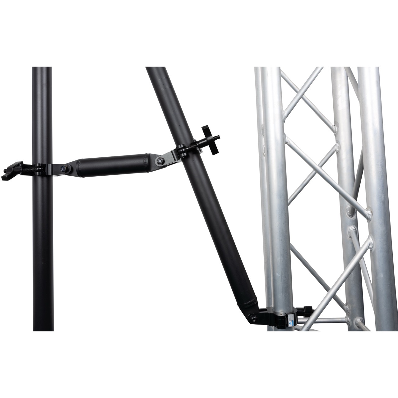 diagonal Aussteifung hoher Uprights, Rücksetzer Pipes & Drapes (2-teilig)