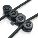 Track-140 Vorhangschiene, Seilführung obenliegend 4-Rollen Version für gerade Strecken Track-140 Vorhangschiene, Seilführung obenliegend