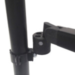 Pipes & Drapes, Pop-up-System für Bühnenvorhänge
Wandmontagewinkel + 4-way connector + Schelle Wandmontagewinkel + 4-way connector + Schelle