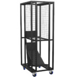 Pipes & Drapes, Pop-up-System für Bühnenvorhänge Transportdolly Transportdolly Pipes & Drapes